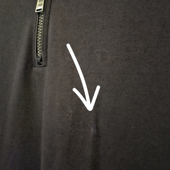 Boss Sidney Quarter-Zip Pullover large L dark blue - Picture 4 of 5